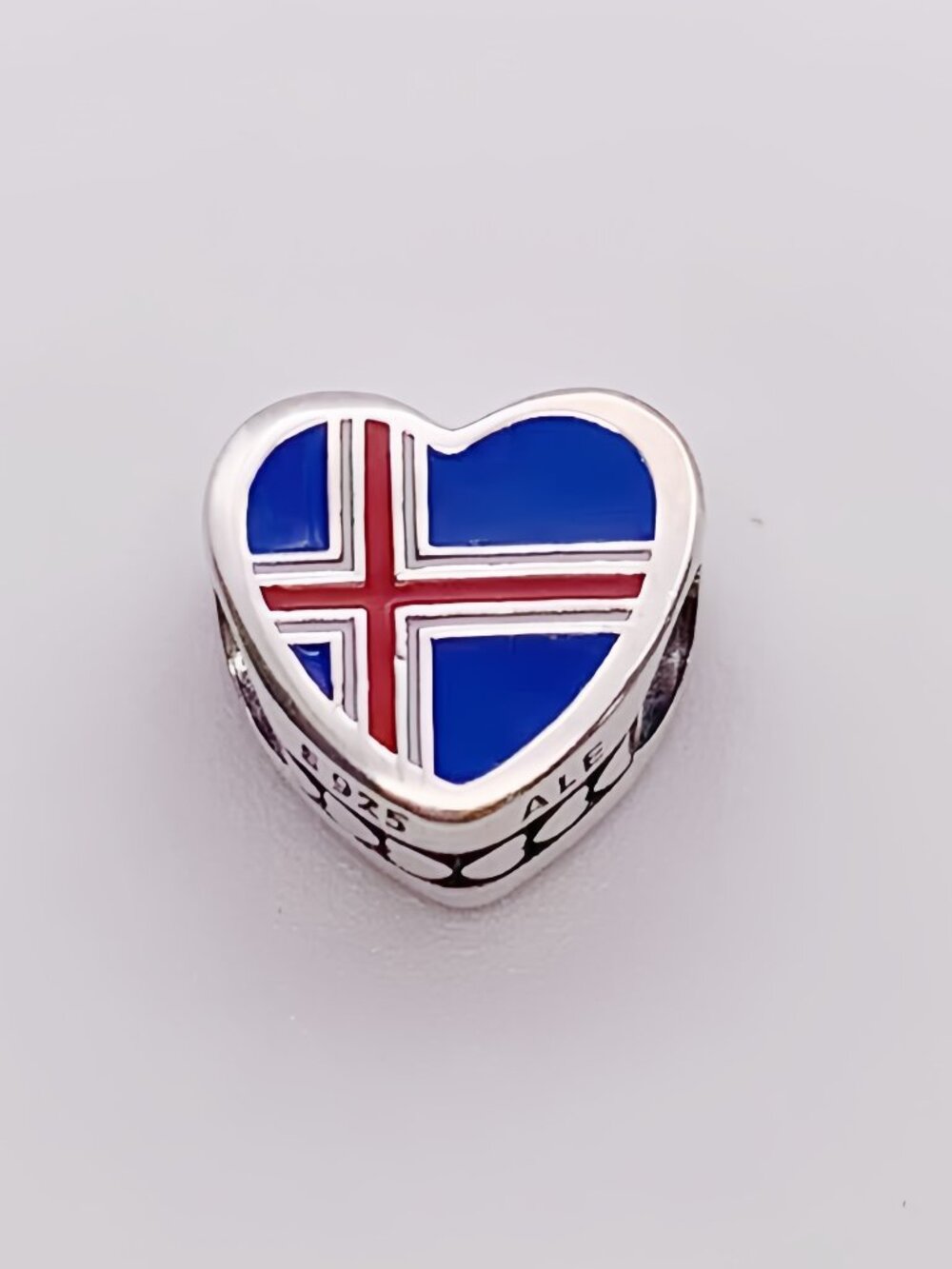 Pandora Iceland Flag Charm
